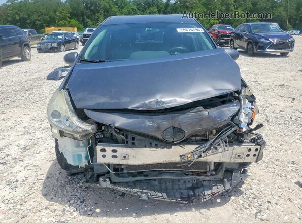 JTDZN3EU6HJ067357 2017 TOYOTA PRIUS Gray Widok z przodu