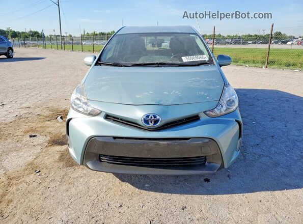 JTDZN3EUXGJ044517 2016 TOYOTA PRIUS Turquoise Front view