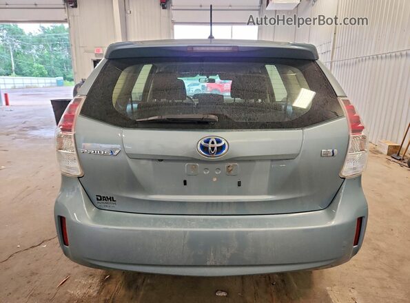 JTDZN3EUXGJ048633 2016 TOYOTA PRIUS Blue Widok z tyłu