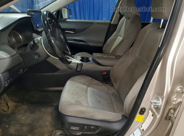 JTEAAAAH0MJ083193 2021 TOYOTA VENZA Gold Vista interior delantera