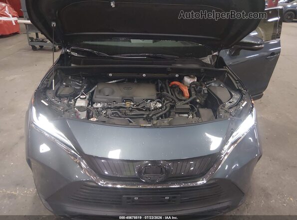 JTEAAAAH0RJ155694 2024 TOYOTA VENZA Gray უკანა ხედი