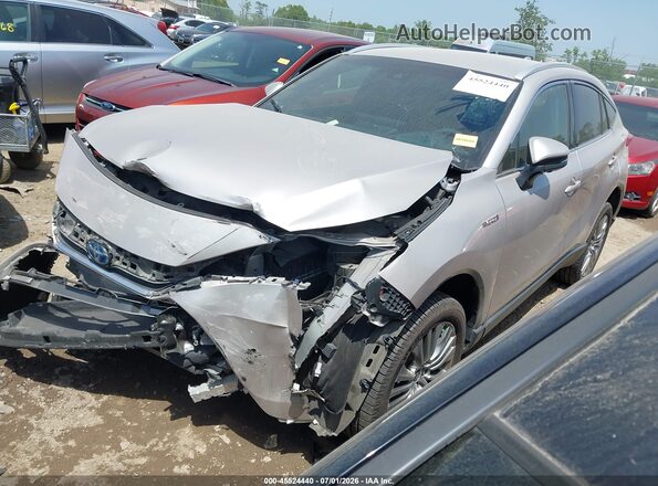 JTEAAAAH1MJ033449 2021 TOYOTA VENZA Silver წინა მარცხენა ხედი სამი მეოთხედიდან