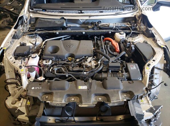 JTEAAAAH1MJ053880 2021 TOYOTA VENZA Silver Vista del compartimento del motor