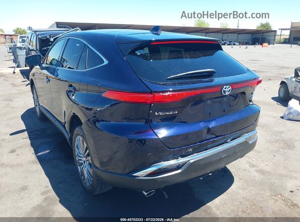 JTEAAAAH1MJ069495 2021 TOYOTA VENZA Dark Blue Tył lewy