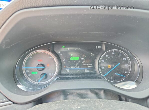 JTEAAAAH1MJ074499 2021 TOYOTA VENZA Blue Սարքավորումների վահանակի տեսք