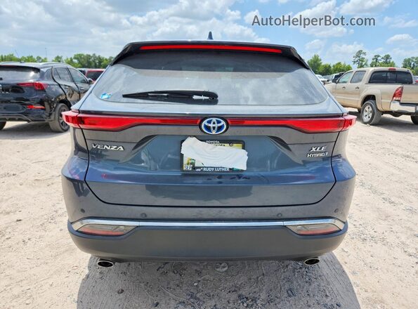 JTEAAAAH1MJ074499 2021 TOYOTA VENZA Blue Հետևի տեսք