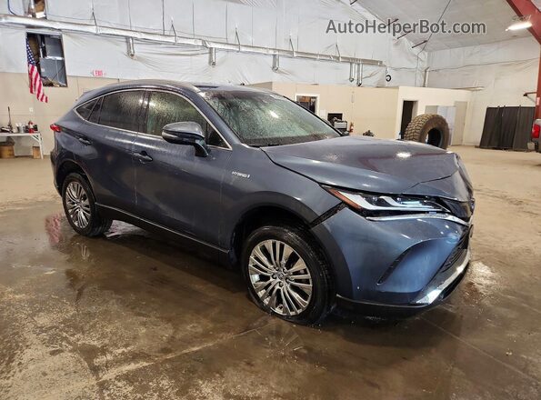 JTEAAAAH2MJ072485 2021 TOYOTA VENZA Blue Przód prawy