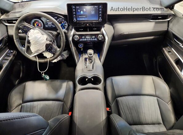 JTEAAAAH2MJ072485 2021 TOYOTA VENZA Blue Widok deski rozdzielczej