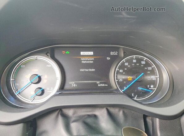 JTEAAAAH2NJ093225 2022 TOYOTA VENZA Maroon ხელსაწყოთა პანელის ხედი