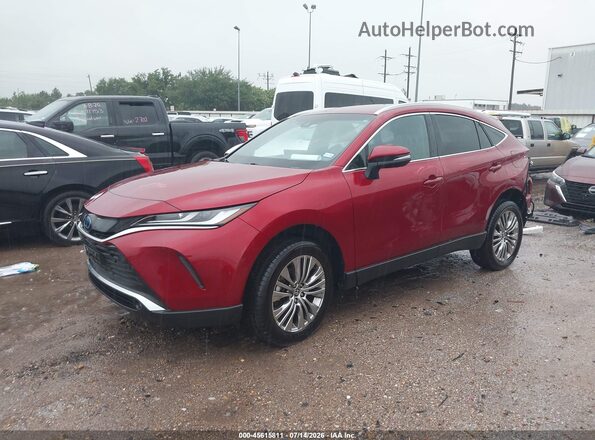 JTEAAAAH2RJ153980 2024 TOYOTA VENZA Red წინა მარცხენა ხედი სამი მეოთხედიდან