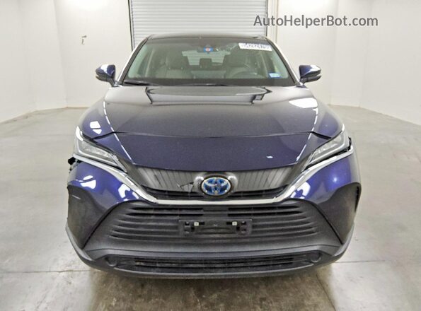 JTEAAAAH3MJ046980 2021 TOYOTA VENZA Blue Front view