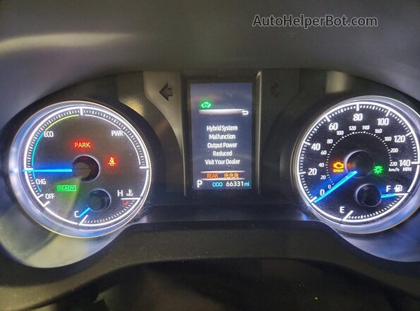 JTEAAAAH3MJ067263 2021 TOYOTA VENZA Silver Вид щитка приладів