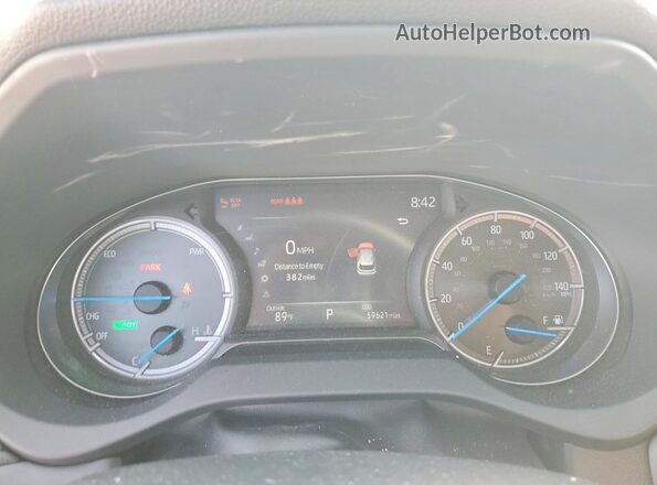 JTEAAAAH3PJ125246 2023 TOYOTA VENZA Blue ხელსაწყოთა პანელის ხედი