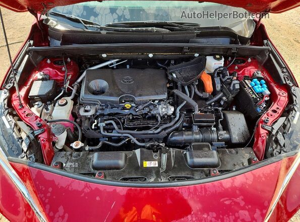 JTEAAAAH3PJ145206 2023 TOYOTA VENZA Красный Вид подкапотного пространства