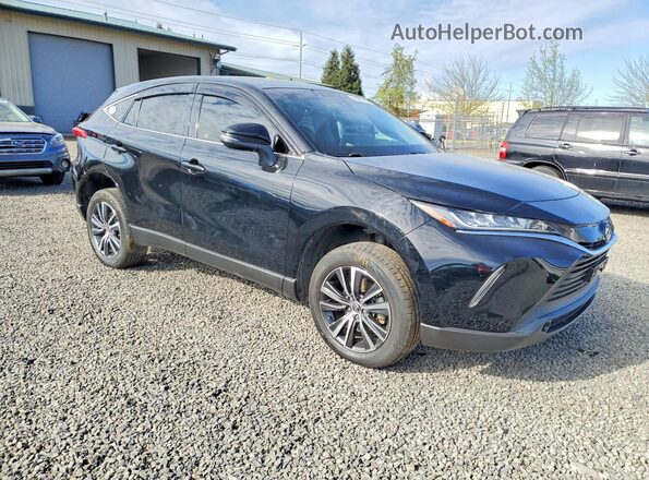JTEAAAAH4MJ076232 2021 TOYOTA VENZA Черный Передняя правая четверть