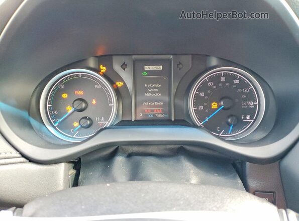 JTEAAAAH4MJ076232 2021 TOYOTA VENZA Черный Вид щитка приборов