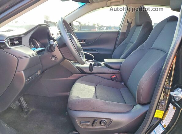 JTEAAAAH4MJ076232 2021 TOYOTA VENZA Черный Вид салона спереди