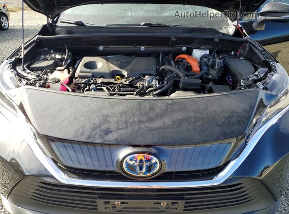 JTEAAAAH4MJ076232 2021 TOYOTA VENZA Черный Вид подкапотного пространства