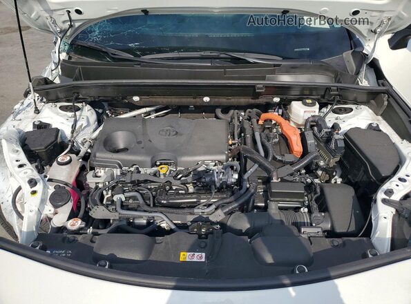 JTEAAAAH4PJ151287 2023 TOYOTA VENZA White Widok komory silnika