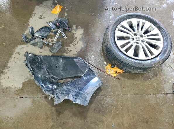 JTEAAAAH5MJ073193 2021 TOYOTA VENZA Black Вид підкапотного простору