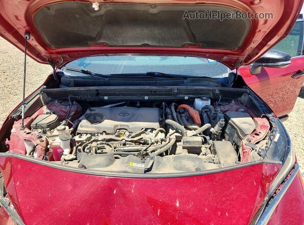 JTEAAAAH5RJ160146 2024 TOYOTA VENZA Темно-бордовый Вид подкапотного пространства
