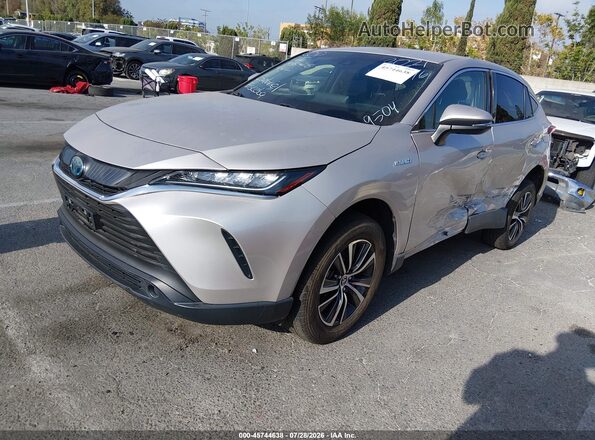 JTEAAAAH6MJ009504 2021 TOYOTA VENZA Silver Передня ліва чверть