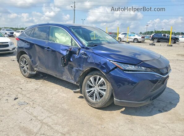 JTEAAAAH6MJ026044 2021 TOYOTA VENZA Синий Передняя правая четверть