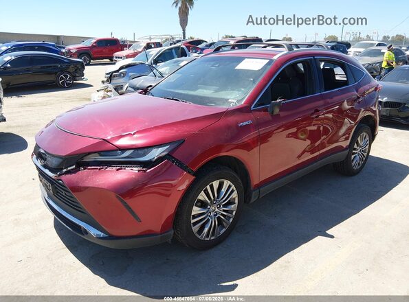 JTEAAAAH6MJ034855 2021 TOYOTA VENZA Red Front left