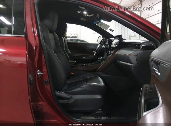 JTEAAAAH6NJ092708 2022 TOYOTA VENZA Красный Вид салона спереди