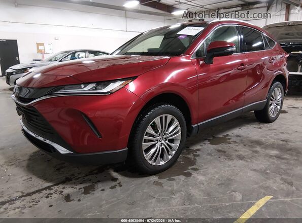 JTEAAAAH6NJ092708 2022 TOYOTA VENZA Красный Передняя левая четверть