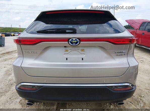 JTEAAAAH6NJ097472 2022 TOYOTA VENZA Серебряный 