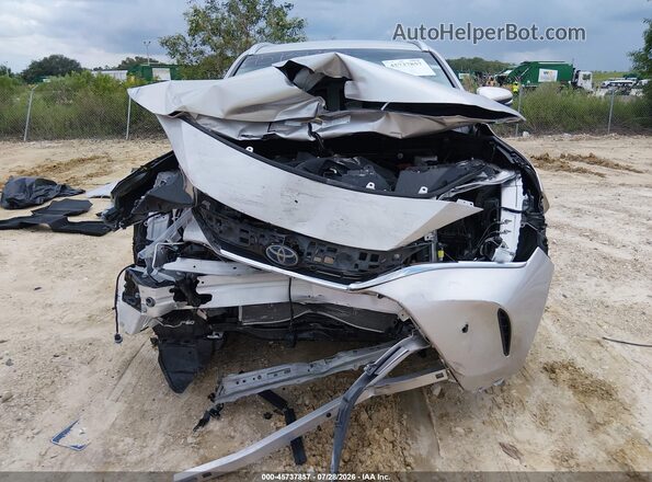 JTEAAAAH6NJ097472 2022 TOYOTA VENZA Серебряный Вид задней части салона