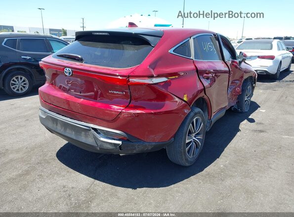 JTEAAAAH6NJ097973 2022 TOYOTA VENZA Red Rear right