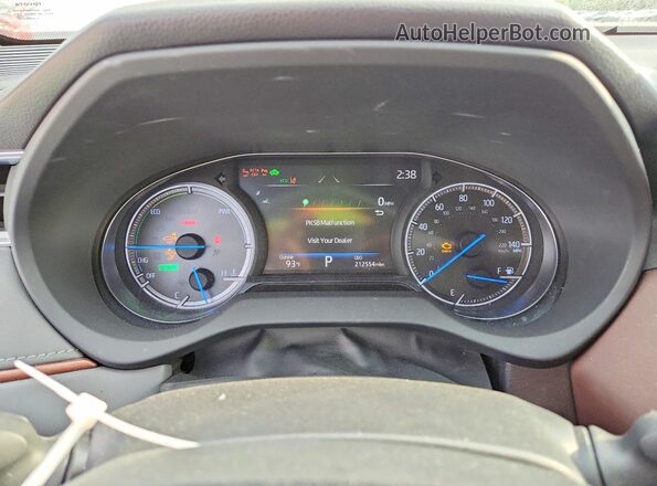 JTEAAAAH7MJ000956 2021 TOYOTA VENZA Белый Вид щитка приборов