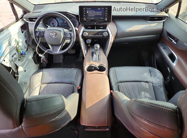 JTEAAAAH7MJ000956 2021 TOYOTA VENZA Белый Вид панели приборов