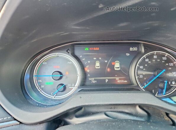 JTEAAAAH7MJ014677 2021 TOYOTA VENZA Blue Вид щитка приладів