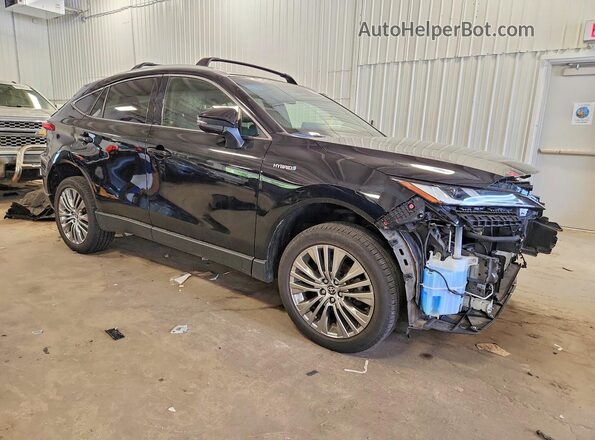 JTEAAAAH7MJ053219 2021 TOYOTA VENZA Черный Передняя правая четверть