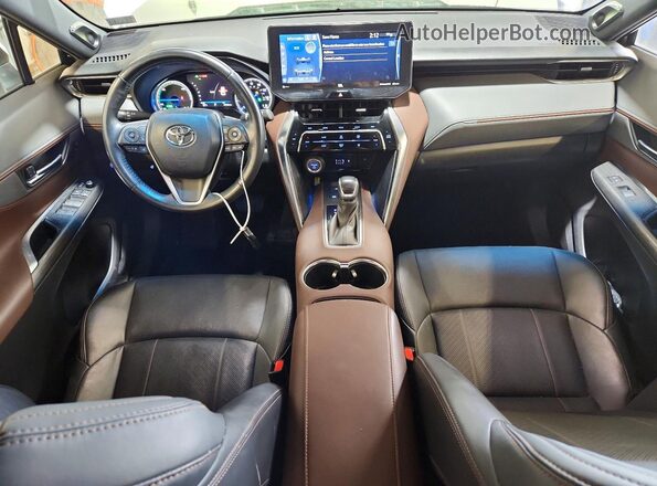 JTEAAAAH7MJ069937 2021 TOYOTA VENZA Белый Вид панели приборов