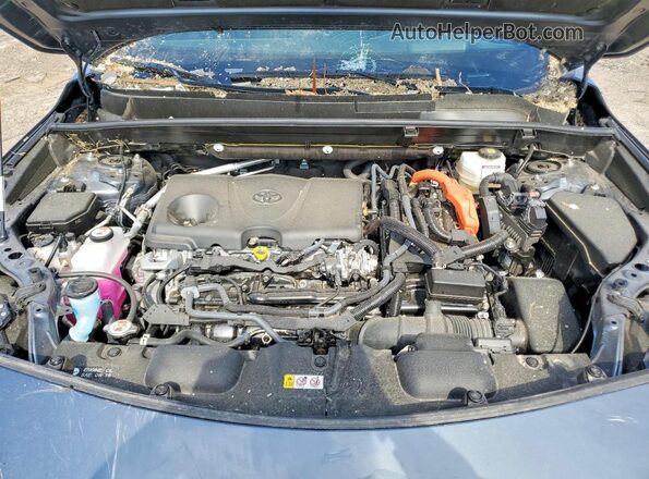 JTEAAAAH7RJ174730 2024 TOYOTA VENZA Blue Вид підкапотного простору