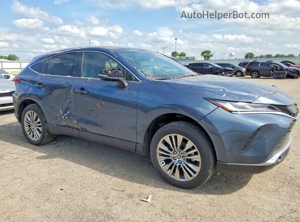 JTEAAAAH7RJ174730 2024 TOYOTA VENZA Blue Передня права чверть