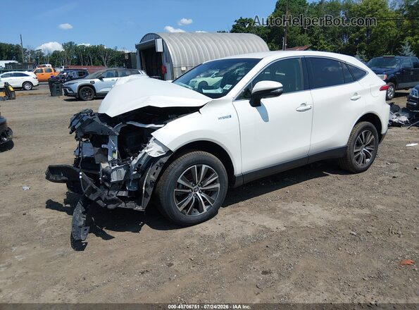 JTEAAAAH8MJ073785 2021 TOYOTA VENZA White Передня ліва чверть