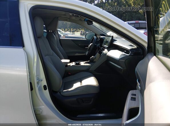 JTEAAAAH9MJ066683 2021 TOYOTA VENZA White Widok wnętrza z przodu