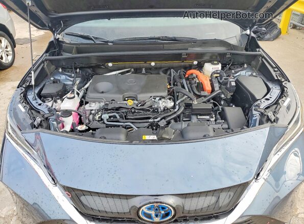 JTEAAAAH9RJ169237 2024 TOYOTA VENZA Blue Вид підкапотного простору