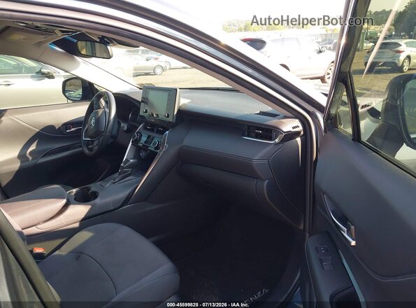 JTEAAAAHXMJ012745 2021 TOYOTA VENZA Gray Widok wnętrza z przodu