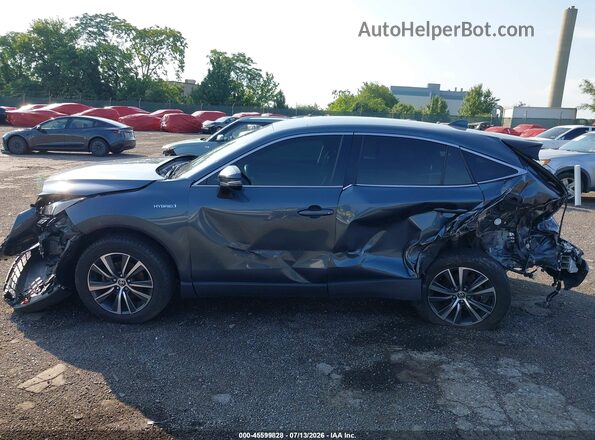 JTEAAAAHXMJ012745 2021 TOYOTA VENZA Gray Widok wnętrza z tyłu