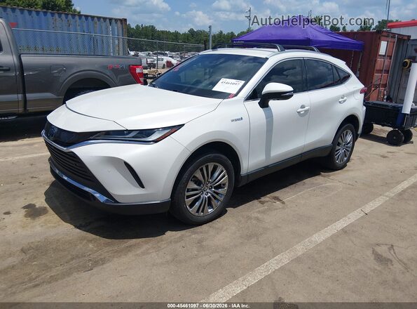JTEAAAAHXMJ014074 2021 TOYOTA VENZA White Vista tres cuartos delantera izquierda