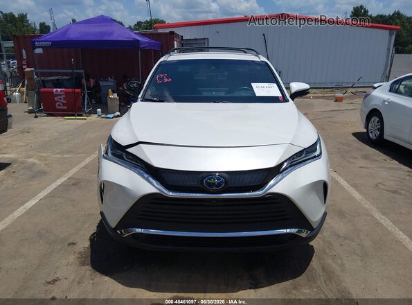 JTEAAAAHXMJ014074 2021 TOYOTA VENZA White Vista del cuadro de instrumentos