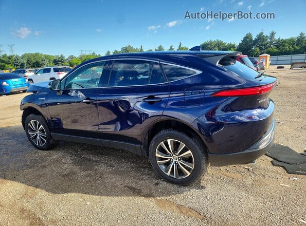 JTEAAAAHXMJ019615 2021 TOYOTA VENZA Blue Trasero izquierdo