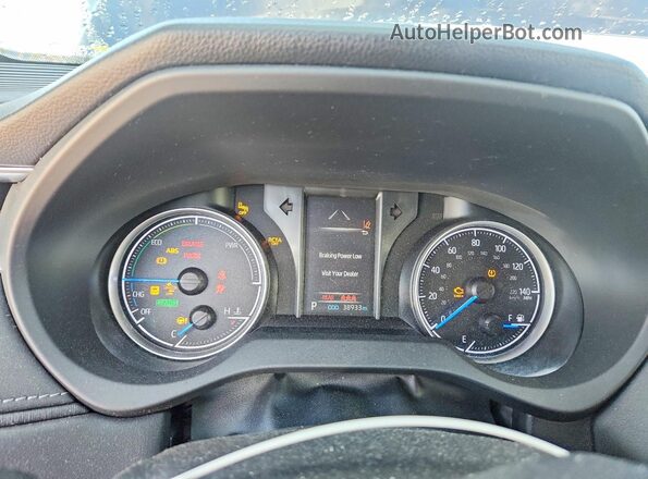 JTEAAAAHXMJ019615 2021 TOYOTA VENZA Blue Vista del cuadro de instrumentos