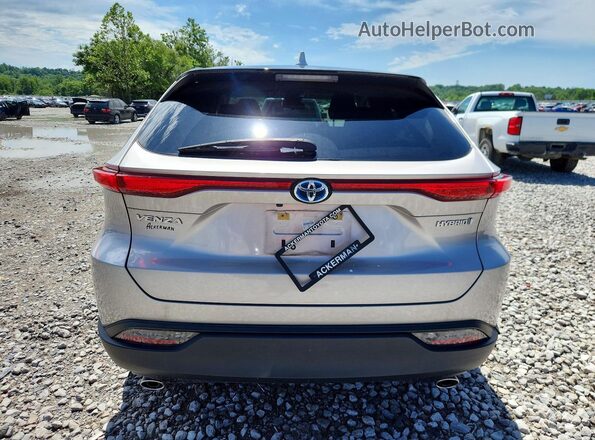 JTEAAAAHXMJ043574 2021 TOYOTA VENZA Silver Rear view